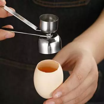 Новые практичные металлические ножницы для яиц, резак для снятия скорлупы, нержавеющая сталь one size