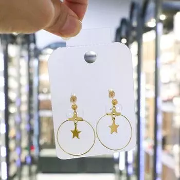 Новые преувеличенные высококачественные серьги из титановой стали