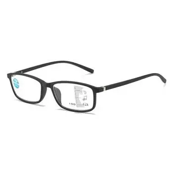 Новые прогрессивные многофокусные очки для чтения для мужчин и женщин с защитой от синего света, очки для дальней пресбиопии, оптические очки 1,0-4,0 250