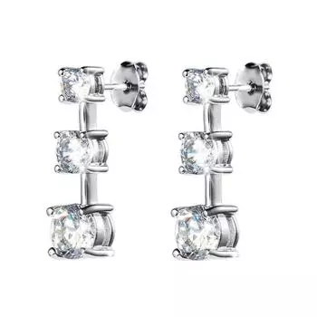 Новые простые круглые серьги-гвоздики с кубическим цирконием, женские модные универсальные аксессуары, повседневная одежда, вечерние необычные украшения для пирсинга ушей