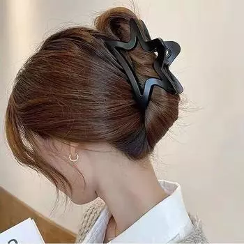 Новые простые матовые большие когти для волос женские акриловые нерегулярные заколки для волос шпилька-краб для женщин головные уборы заколки аксессуары для волос