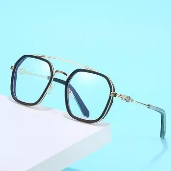 Новые простые очки в большой оправе Polygon, сверхлегкие очки с защитой от синего излучения
