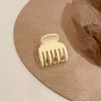 Новые простые однотонные матовые мини-заколки для волос для женщин для завязывания хвостика, универсальная заколка-диск для волос, заколка-акула, аксессуары для волос для девочек