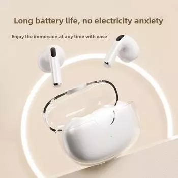 Новые прозрачные Bluetooth-гарнитуры Space Capsule Беспроводные Bluetooth-гарнитуры Внутриканальные шумоподавляющие Сверхдолгое время работы в режиме разговора чёрный