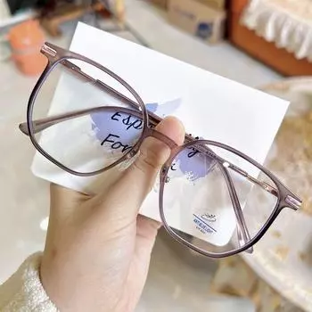 Новые прозрачные очки в большой оправе с защитой от Blu-ray, женская модная онлайн-оправа для очков знаменитостей, корейская версия маленькой свежей простой оправы для очков.