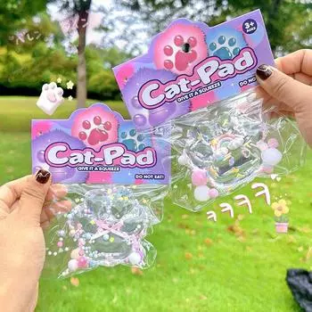 Новые прозрачные пластыри кошачьи лапки декомпрессионные игрушки кавайные мультфильмы антистресс снятие стресса медленно растущие игрушки для взрослых детей игрушки A10