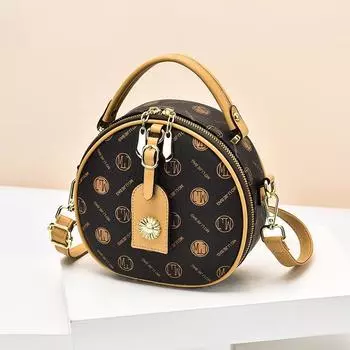 Новые прямые продажи женских маленьких круглых сумок, модная летняя круглая женская сумка, универсальная роскошная сумка через плечо, сумка через плечо