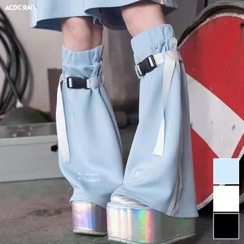 Новые японские субкультуры Y2k, милые, крутые, дизайнерские, с ремешком, горячая девушка, студентка, милые, средние, трубчатые, ворсовые носки, женские One size fits all чёрный