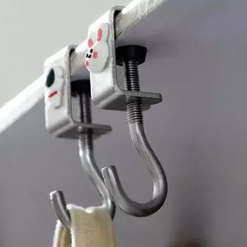 Новые регулируемые вращающиеся съемные крючки для краев стола, металлические настольные крючки для школьной, офисной, студенческой сумки, подвесные крючки для бутылок с водой