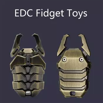 Новые ретро-игрушки-скарабеи EDC для снятия стресса, креативный слайдер из цинкового сплава Scarab
