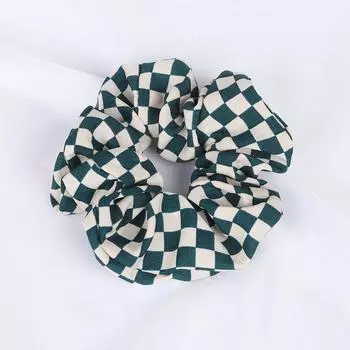 Новые резинки-скранчи в клетку, эластичные резинки для волос, держатели для хвостика для женщин и девочек, резинки для волос, высокие резинки, аксессуары для волос