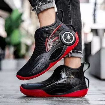 Новые резиновые сапоги с низким верхом унисекс большого размера резиновые сапоги до щиколотки водонепроницаемые уличные рыболовные сапоги кухонные нескользящие резиновые сапоги 36-44 36