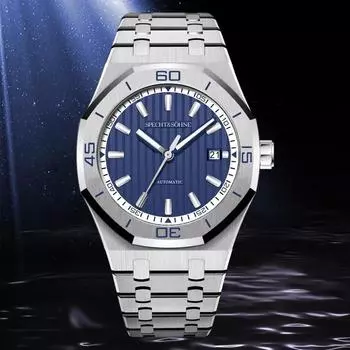Новые роскошные автоматические механические часы Specht&Sohne Japan 8215 Movt из нержавеющей стали с сапфировым стеклом, водонепроницаемые, 40 мм