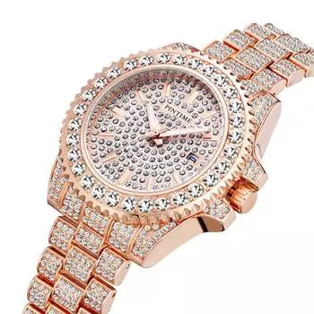 Новые роскошные круглые часы для мужчин и женщин с бриллиантами и звездным дизайном, унисекс, кварцевые часы из нержавеющей стали, Reloj серебряный