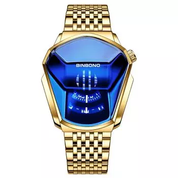 Новые роскошные мужские часы TOP Brand с коробкой в форме локомотива 01 Мужские кварцевые часы