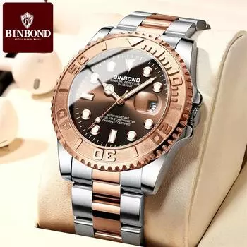 Новые роскошные мужские часы TOP Brand с коробкой B930 Мужские кварцевые часы