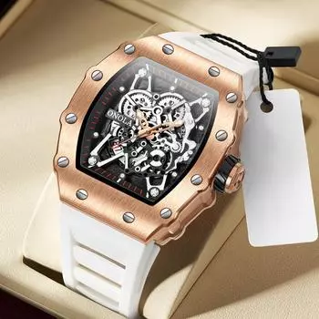 Новые роскошные мужские часы TOP Brand с коробкой ONOLA ON3827 Мужские кварцевые часы