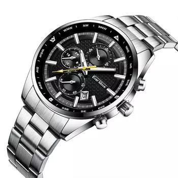 Новые роскошные мужские часы высшего бренда с коробкой, модные повседневные деловые спортивные мужские кварцевые часы 225mm