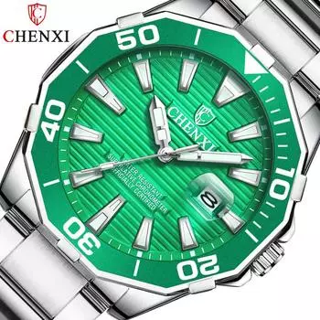 Новые роскошные мужские часы высшего бренда с коробкой, модные часы, деловые креативные часы, мужские кварцевые часы