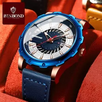 Новые роскошные мужские часы высшего бренда с коробкой, повседневные мужские кварцевые часы
