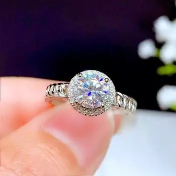 Новые роскошные обручальные кольца серебряного цвета, женские кольца, уникальная цепочка с боковым дизайном, модные женские аксессуары, ювелирные изделия 9