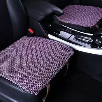 Новые роскошные подушки для автомобильных сидений, прохладный летний ледяной шелк, дышащие противоскользящие чехлы для сидений, автомобильные аксессуары, подушки для стульев, декор, универсальные