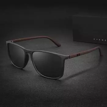 Новые роскошные поляризационные солнцезащитные очки, мужские солнцезащитные очки для вождения, мужские солнцезащитные очки, винтажные классические солнцезащитные очки для путешествий и рыбалки, UV400 серый/чёрный