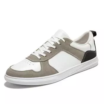 Новые роскошные повседневные туфли для активного отдыха, мужские кроссовки, высококачественные мужские теннисные туфли для скейтборда, мужские туфли из натуральной кожи и замши 38