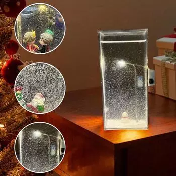 Новые рождественские огни ручной работы своими руками, снежная ночная уличная рождественская рождественская елка декор V3Y7 snowman-One size