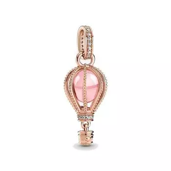 Новые розовые золотые шарики-бусины подходят для европейских модных браслетов с подвесками, ювелирные изделия своими руками P645