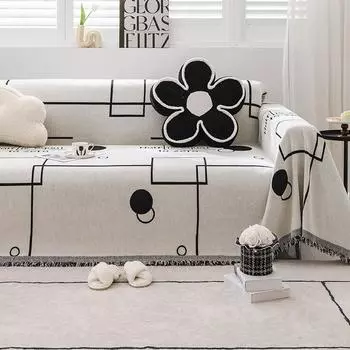 Новые салфетки для дивана из синели, чехлы, коврики для дивана, универсальное высокое качество Four Seasons, полное покрытие, универсальное пылезащитное одеяло 180*130cm