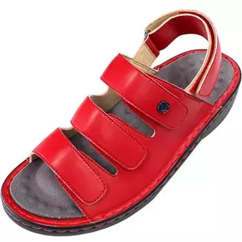 Новые сандалии Finger Pillow Shoes с ремнем сзади [Beautiful Legs] Slim-BB Womens (Красный, 23,5 см.) красный