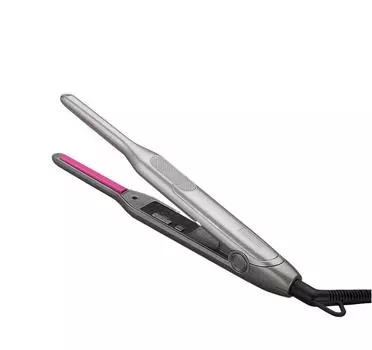 Новые щипцы для завивки для мужчин и женщин, универсальные щипцы для завивки двойного назначения, выпрямитель для узкого лица, выпрямляющий шину для коротких волос us светло-серый