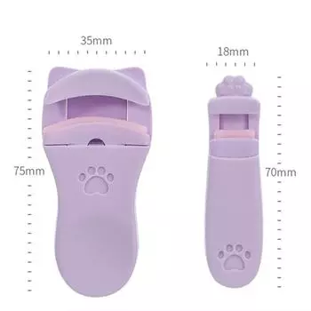 Новые щипцы для завивки ресниц, милый кошачий коготь, широкоугольный локальный зажим, профессиональный набор, долговечный зажим для ресниц, портативный женский инструмент для красоты