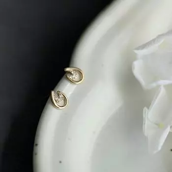 Новые серьги-подковы U-образного дизайна, легкие роскошные серьги, изысканный мини-тренд