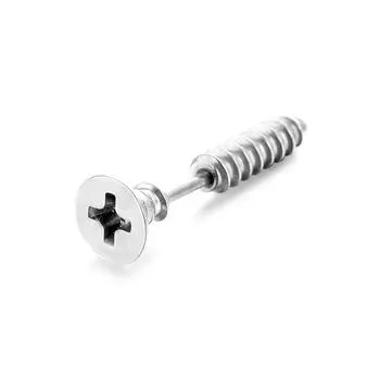 Новые серьги-пусеты из нержавеющей стали с перекрестной резьбой, панк, крутые, для вечеринки, пирсинг, серьги-продевки, ювелирные изделия, цветные пусеты для мужчин, модные серьги серебряный