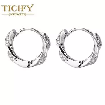 Новые серьги с черным цирконом и цирконовым дизайном, модные и легкие роскошные серьги в подарок белый