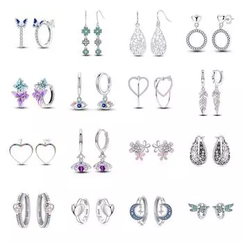 Новые серьги, серьги в стиле «сделай сам», высококачественный нишевый дизайн, серьги из серебра 925 пробы, персонализированный подарок в виде ювелирного изделия