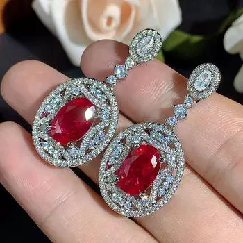 Новые серьги, ювелирные изделия, модные цветные серьги-гвоздики из серебра 925 пробы, легкие иглы, роскошные, высококачественные, универсальные, полые, с цирконием, женские, стильные