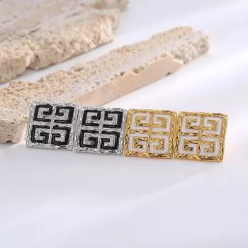 Новые серьги зимние, модные, элегантные, универсальные, с эмалевой глазурью, изысканные серьги-гвоздики