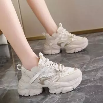 Новые сетчатые дышащие модные женские туфли с перекрестными ремешками, Нескользящие, износостойкие, удобные повседневные кроссовки для бега 35