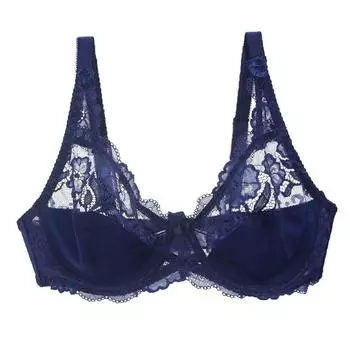 Новые сексуальные кружевные бюстгальтеры, модная вышивка, принт, хлопок, бренд, большой размер, полная чашка, на бретелях, для женщин, нижнее белье 75D красный