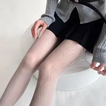 Новые сексуальные кружевные сетчатые ажурные чулки, колготки, нижнее белье, чулочно-носочные изделия, чулки до бедра, женские колготки, колготки в стиле Лолиты для девочек, колготки