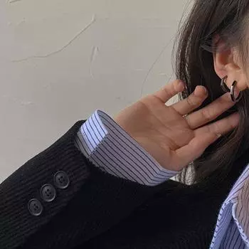 Новые шестиугольные серьги простые темпераментные серьги дамы подарок модные украшения