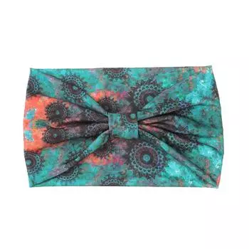 Новые широкие полосатые повязки на голову Модная этническая повязка для волос Аксессуары для волос Головной убор