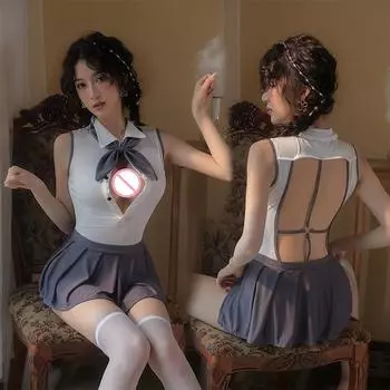 Новые школьные костюмы для косплея в японском стиле, сексуальная студенческая форма с мини-юбкой, одежда для чирлидеров, экзотические костюмы XS
