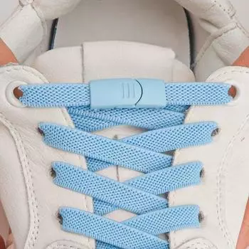 Новые шнурки с магнитным замком без завязок, плоские эластичные шнурки, кроссовки, ботинки, шнурки без завязок, резинки для обуви, аксессуары -