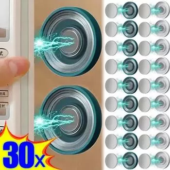 Новые сильные магнитные крючки для дома и офиса, настенный магнитный держатель с дистанционным управлением, анти-потерянная подвесная вешалка-органайзер, крючок 2PCS(1pair)