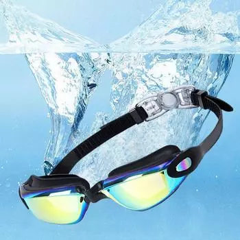 Новые силиконовые очки для плавания для мужчин и женщин, гальванические, цветные, регулируемые, профессиональные очки для плавания, водонепроницаемые, анти-УФ