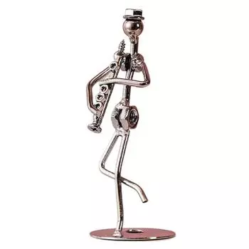 Новые скандинавские поделки, креативная металлическая фигурка, музыкальная фигурка, украшения, современный домашний декор, книжная полка, комната, офисный стол, украшения, подарок